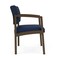 Lesro Lenox Steel Wide Guest Chair Metal Frame, Bronze, RF Blueberry Back, MD Ink Seat LS1201 - alternate 2